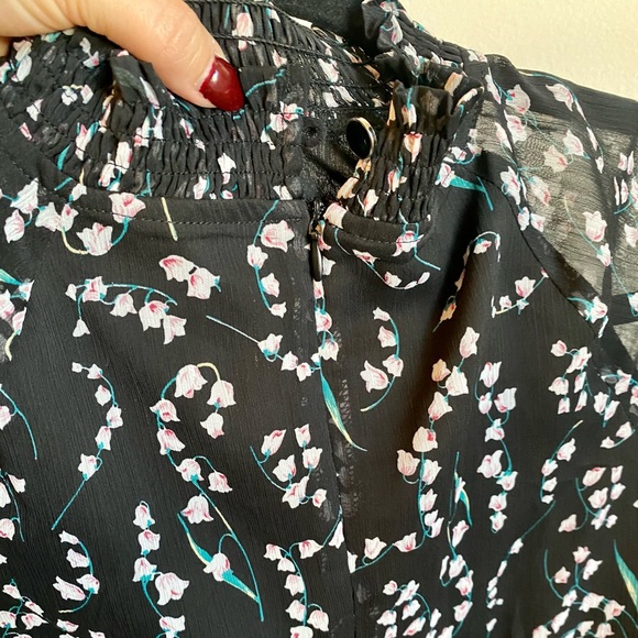 Long Sleeve Floral Midi Dress - Picture 5 of 5